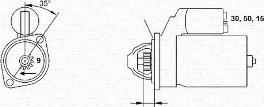 Magneti Marelli 943251220010 - Motorino d'avviamento www.autoricambit.com