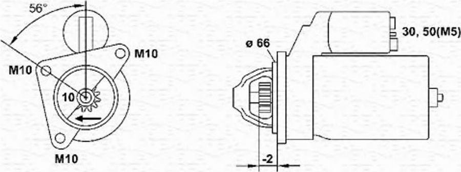 Magneti Marelli 943253149010 - Motorino d'avviamento www.autoricambit.com