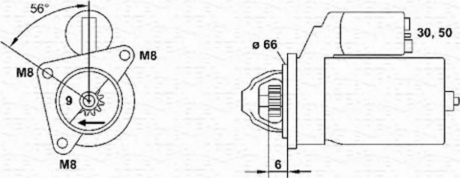 Magneti Marelli 943253104010 - Motorino d'avviamento www.autoricambit.com