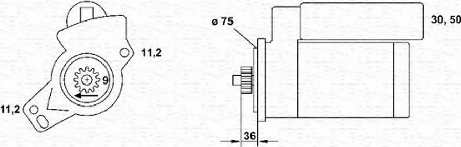 Magneti Marelli 943253201010 - Motorino d'avviamento www.autoricambit.com