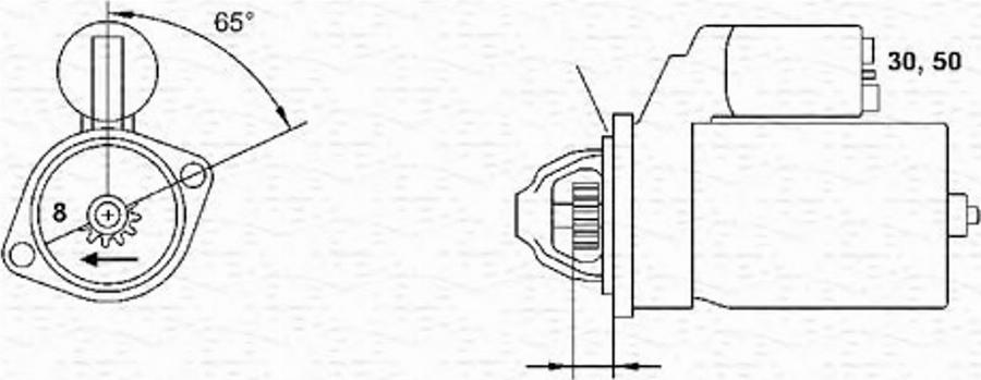 Magneti Marelli 943253214010 - Motorino d'avviamento www.autoricambit.com