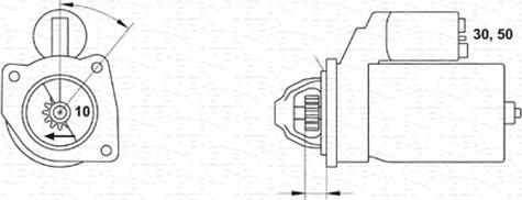 Magneti Marelli 943252290010 - Motorino d'avviamento www.autoricambit.com