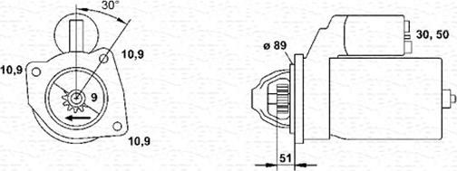 Magneti Marelli 943252244010 - Motorino d'avviamento www.autoricambit.com