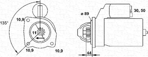 Magneti Marelli 943252278010 - Motorino d'avviamento www.autoricambit.com