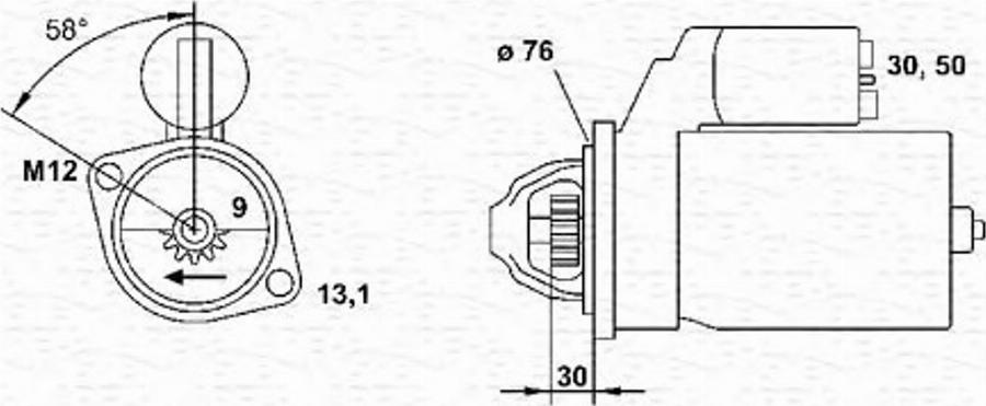 Magneti Marelli 943223438010 - Motorino d'avviamento www.autoricambit.com