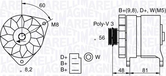 Magneti Marelli 054022598010 - Alternatore www.autoricambit.com