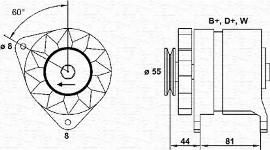 Magneti Marelli 054022656010 - Alternatore www.autoricambit.com