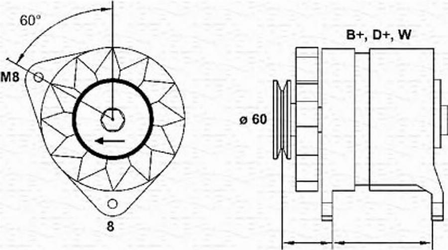 Magneti Marelli 054022197010 - Alternatore www.autoricambit.com