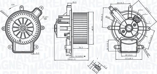 Magneti Marelli 069412398010 - Ventilatore abitacolo www.autoricambit.com