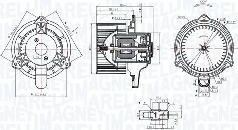 Magneti Marelli 069412319010 - Ventilatore abitacolo www.autoricambit.com