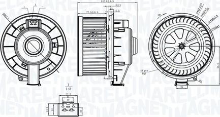 Magneti Marelli 069412253010 - Ventilatore abitacolo www.autoricambit.com