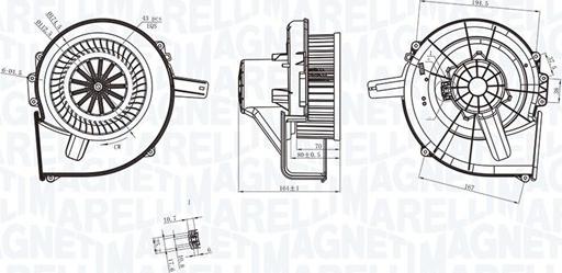 Magneti Marelli 069412211010 - Ventilatore abitacolo www.autoricambit.com