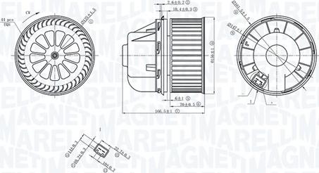 Magneti Marelli 069412729010 - Ventilatore abitacolo www.autoricambit.com