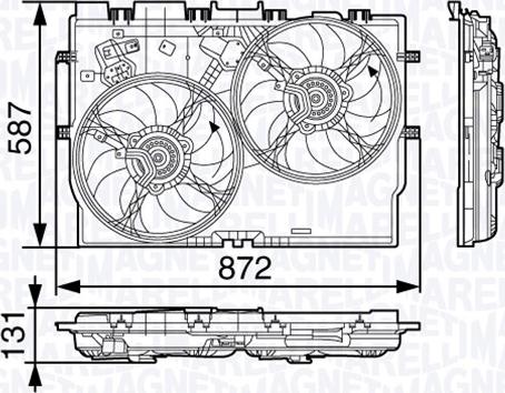 Magneti Marelli 069422584010 - Ventola, Raffreddamento motore www.autoricambit.com