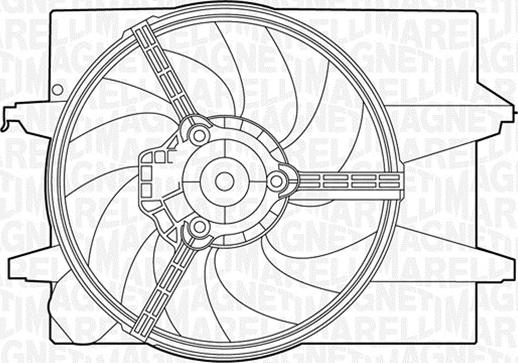 Magneti Marelli 069422308010 - Ventola, Raffreddamento motore www.autoricambit.com