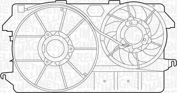 Magneti Marelli 069422321010 - Ventola, Raffreddamento motore www.autoricambit.com