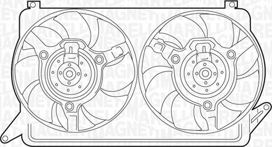 Magneti Marelli 069422244010 - Ventola, Raffreddamento motore www.autoricambit.com