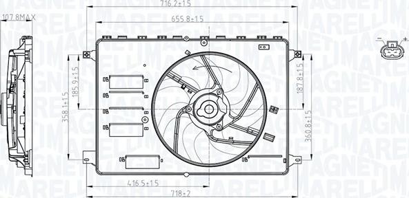 Magneti Marelli 069422761010 - Ventola, Raffreddamento motore www.autoricambit.com