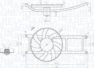 Magneti Marelli 069422715010 - Ventola, Raffreddamento motore www.autoricambit.com