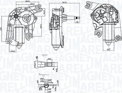 Magneti Marelli 064074000010 - Motore tergicristallo www.autoricambit.com