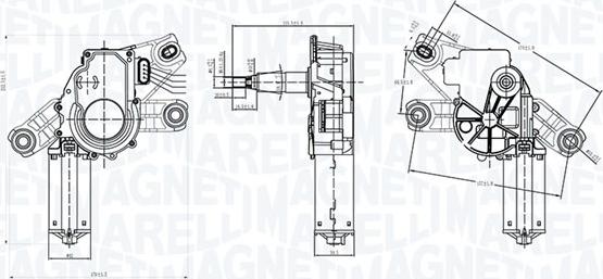 Magneti Marelli 064072400010 - Motore tergicristallo www.autoricambit.com