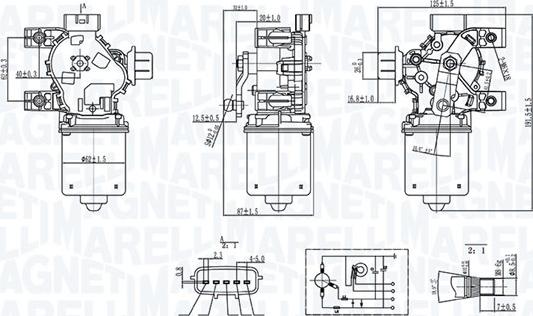 Magneti Marelli 064072800010 - Motore tergicristallo www.autoricambit.com