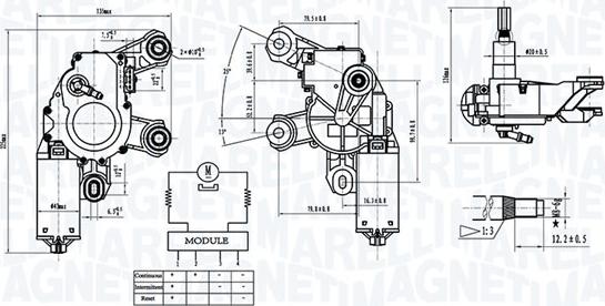 Magneti Marelli 064072300010 - Motore tergicristallo www.autoricambit.com