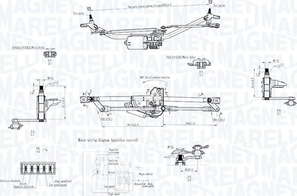 Magneti Marelli 064351754010 - Dispositivo lavavetri www.autoricambit.com