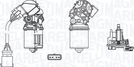 Magneti Marelli 064371400010 - Motore tergicristallo www.autoricambit.com