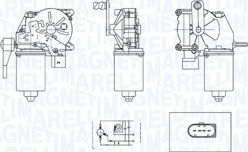 Magneti Marelli 064372100010 - Motore tergicristallo www.autoricambit.com