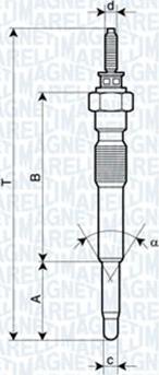 Magneti Marelli 060900560606 - Candeletta www.autoricambit.com