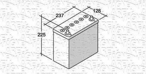 Magneti Marelli 068045030060 - Batteria avviamento www.autoricambit.com