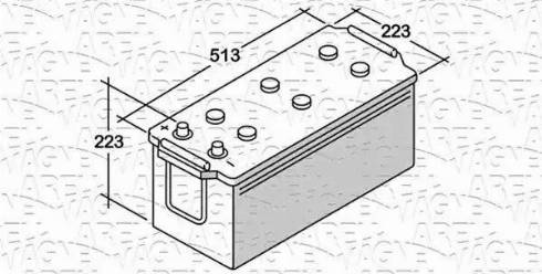 Magneti Marelli 068155105020 - Batteria avviamento www.autoricambit.com