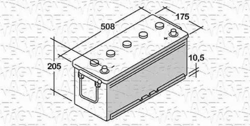 Magneti Marelli 068132090010 - Batteria avviamento www.autoricambit.com