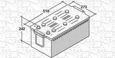 Magneti Marelli 068200115020 - Batteria avviamento www.autoricambit.com