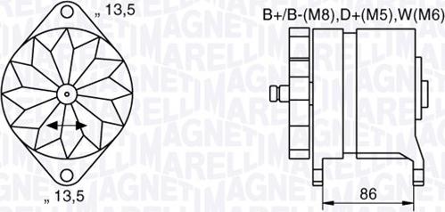 Magneti Marelli 063536895380 - Alternatore www.autoricambit.com