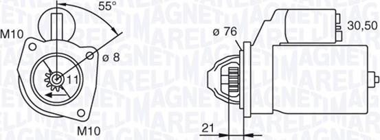 Magneti Marelli 063193001010 - Motorino d'avviamento www.autoricambit.com