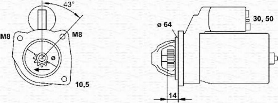 Magneti Marelli 063101023010 - Motorino d'avviamento www.autoricambit.com