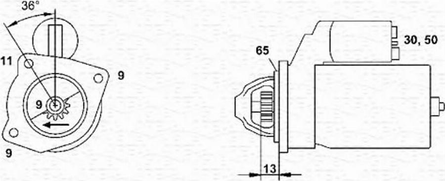 Magneti Marelli 063111007010 - Motorino d'avviamento www.autoricambit.com