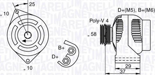 Magneti Marelli 063341658010 - Alternatore www.autoricambit.com