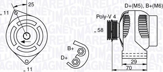 Magneti Marelli 063341702010 - Alternatore www.autoricambit.com