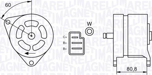 Magneti Marelli 063324199010 - Alternatore www.autoricambit.com