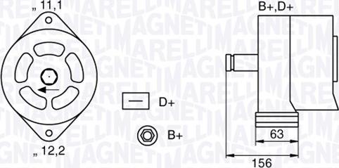 Magneti Marelli 063320025010 - Alternatore www.autoricambit.com