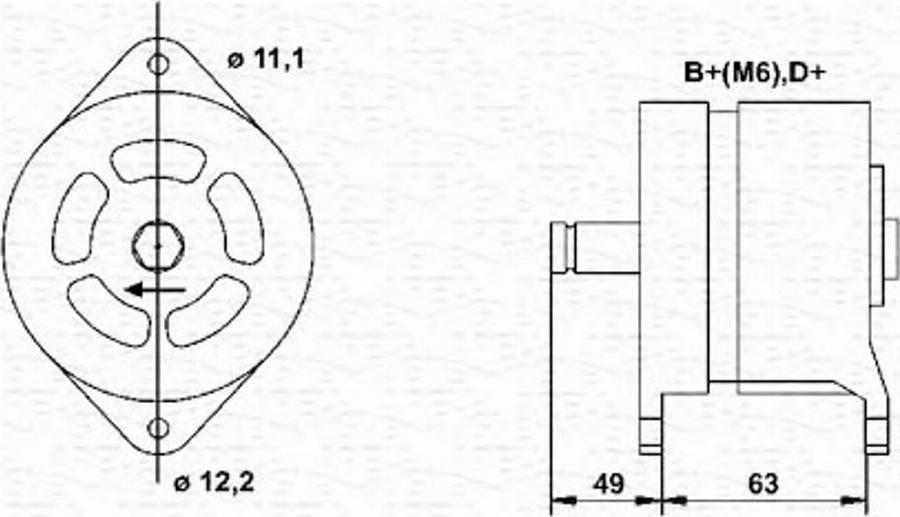 Magneti Marelli 063320021010 - Alternatore www.autoricambit.com