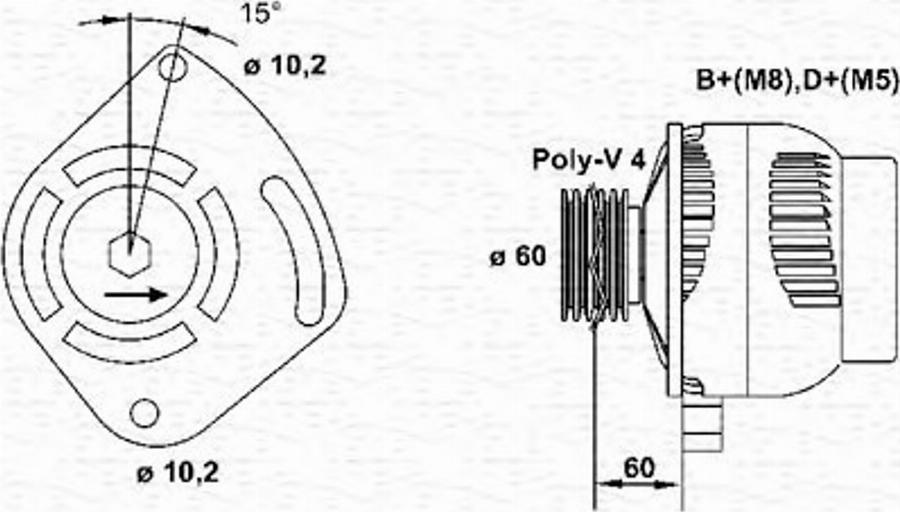 Magneti Marelli 063321605010 - Alternatore www.autoricambit.com