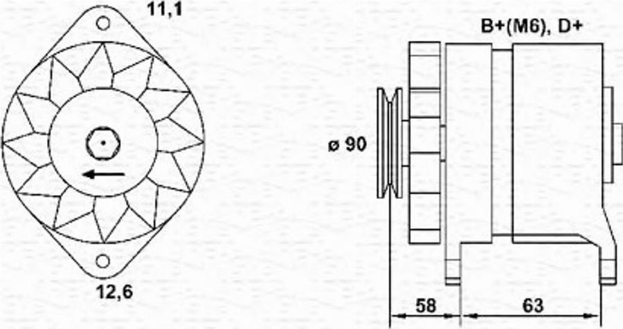 Magneti Marelli 063321019010 - Alternatore www.autoricambit.com