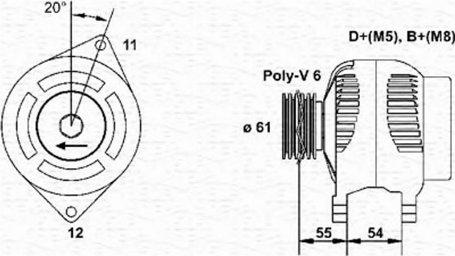 Magneti Marelli 063321806010 - Alternatore www.autoricambit.com