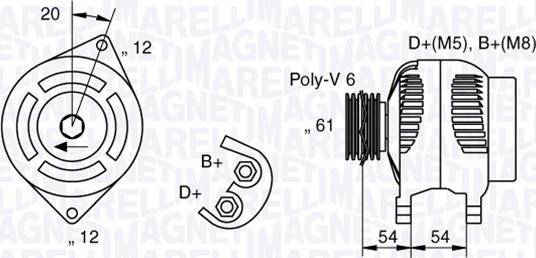 Magneti Marelli 063321819010 - Alternatore www.autoricambit.com