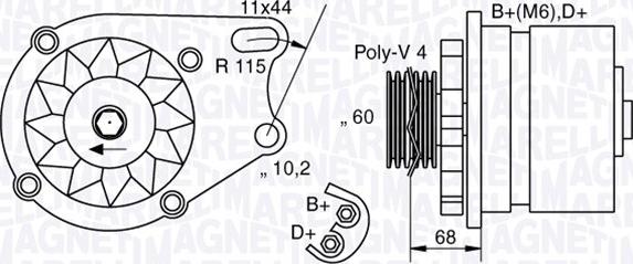 Magneti Marelli 063321747010 - Alternatore www.autoricambit.com