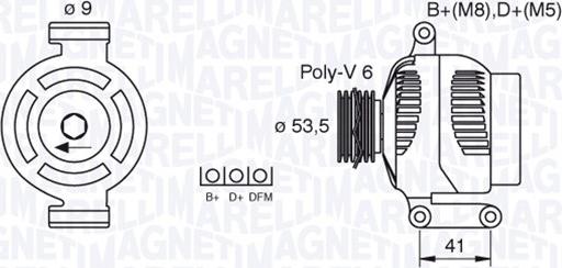 Magneti Marelli 063377495010 - Alternatore www.autoricambit.com